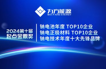 为方能源斩获“钠电池年度TOP10企业”等多项大奖